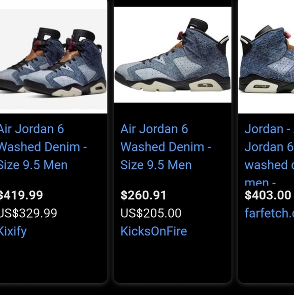 Jordan 6 denim - Picture 4 of 6